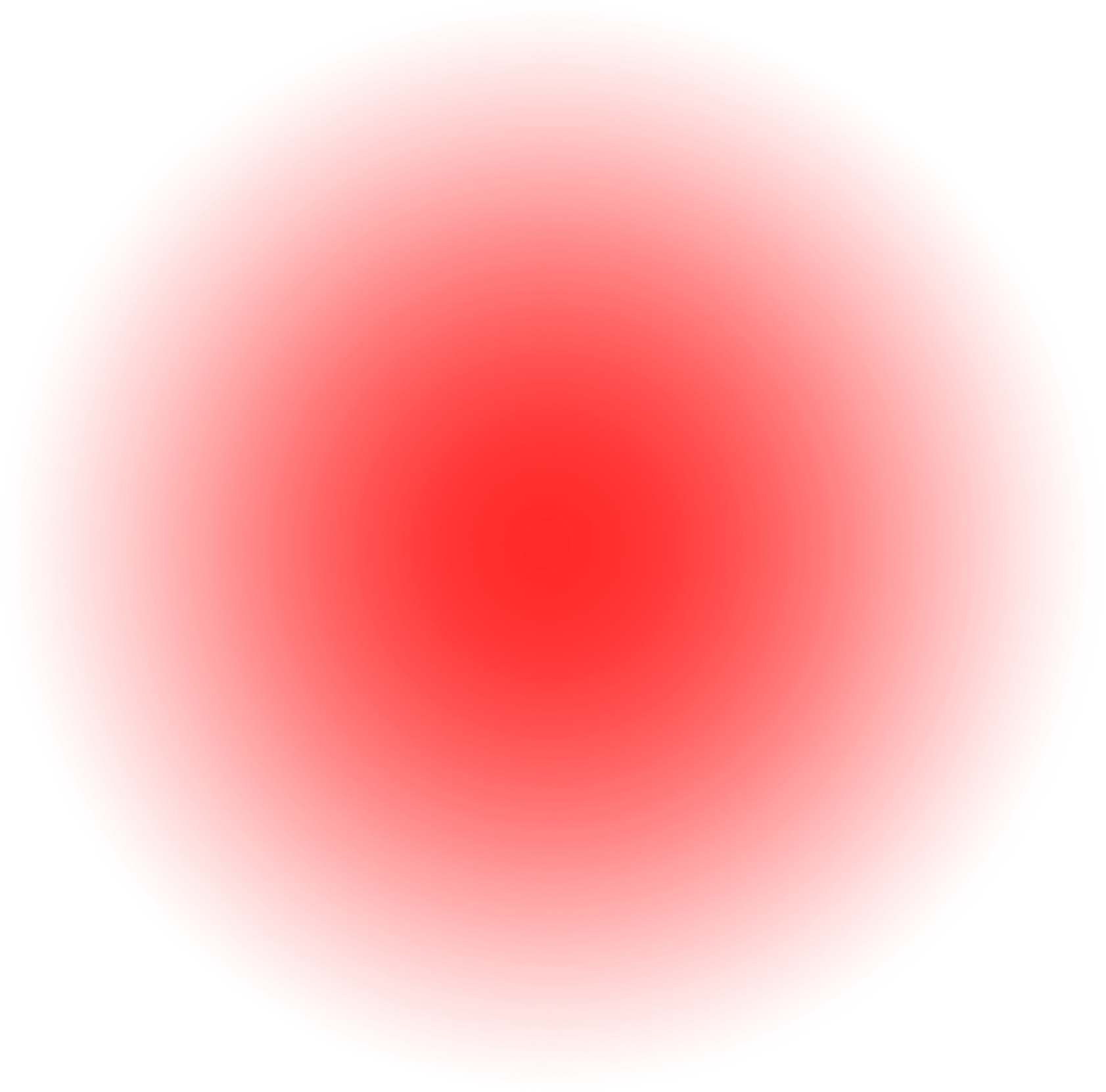 Red blur circle